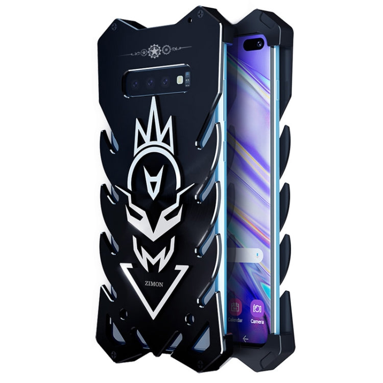 Vulcan Pattern Shockproof Protective Case for Galaxy S10+ (Black)