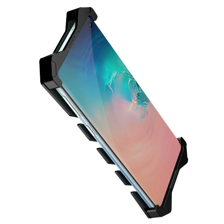 Vulcan Pattern Shockproof Protective Case for Galaxy S10+ (Black)
