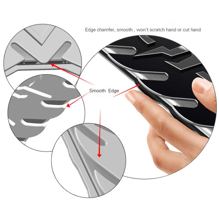 Vulcan Pattern Shockproof Protective Case for Galaxy S10+ (Black)