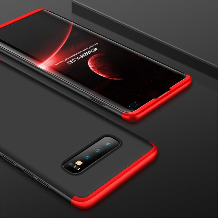 GKK Three Stage Splicing Full Coverage PC Case for Galaxy S10+