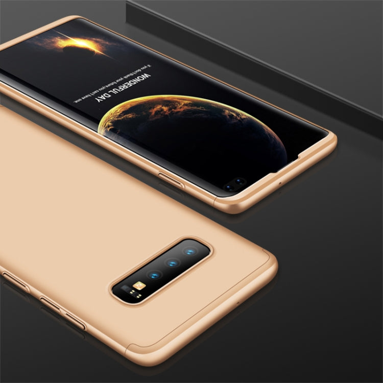 GKK Three Stage Splicing Full Coverage PC Case for Galaxy S10+