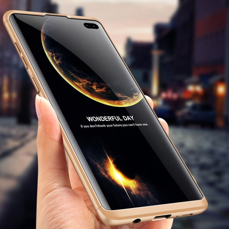 GKK Three Stage Splicing Full Coverage PC Case for Galaxy S10+