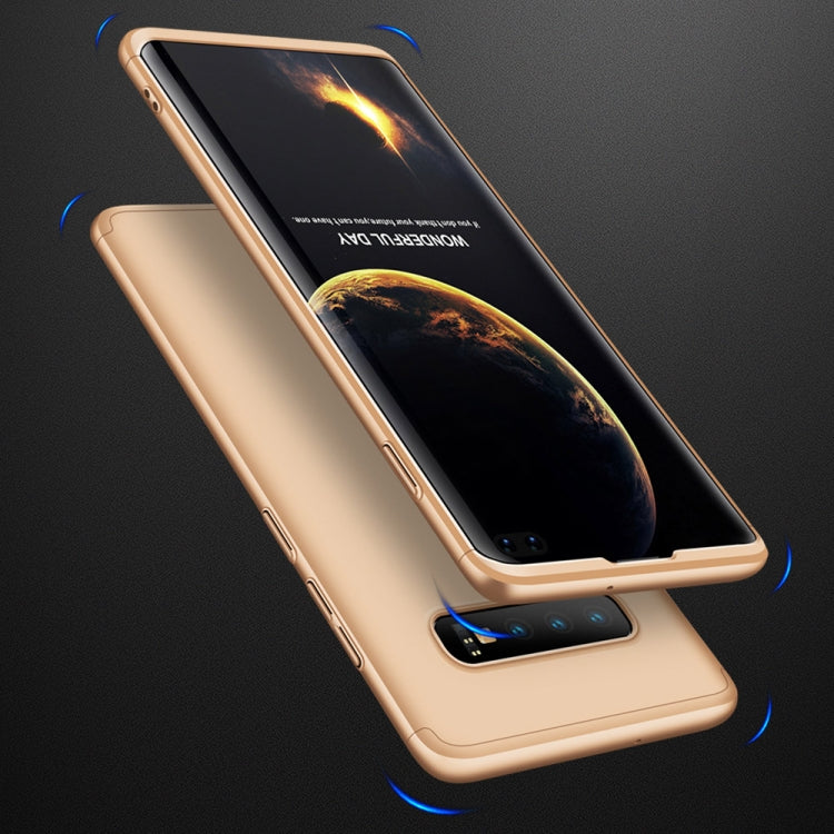 GKK Three Stage Splicing Full Coverage PC Case for Galaxy S10+