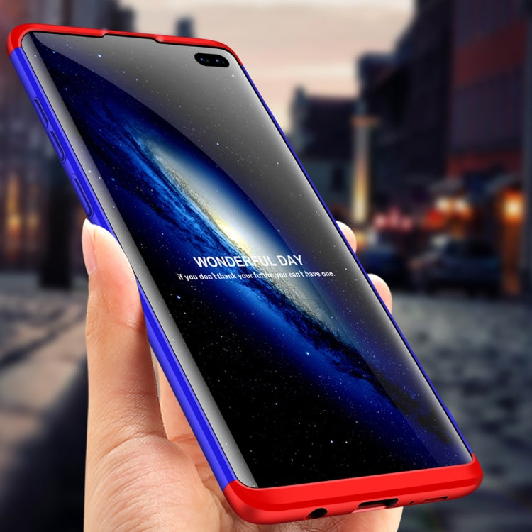 GKK Three Stage Splicing Full Coverage PC Case for Galaxy S10+