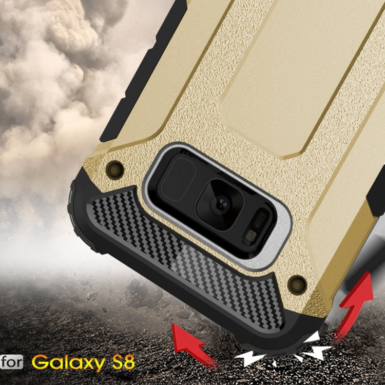 For Galaxy S8 Rugged Armor TPU + PC Combination Case