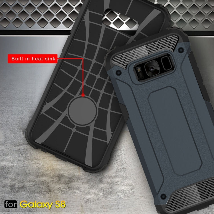 For Galaxy S8 Rugged Armor TPU + PC Combination Case