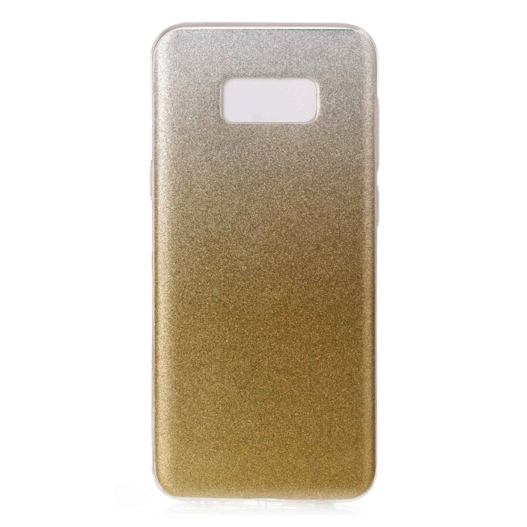 For Galaxy S8 + / G955 Glitter Powder Protective Back Cover Soft Case