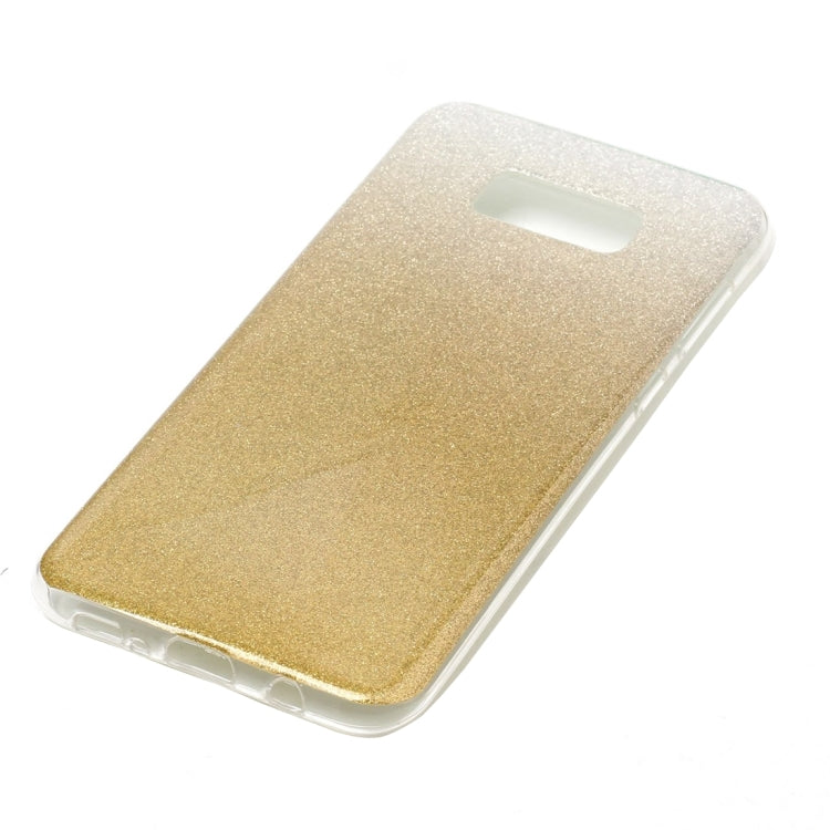 For Galaxy S8 + / G955 Glitter Powder Protective Back Cover Soft Case