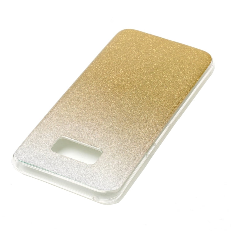 For Galaxy S8 + / G955 Glitter Powder Protective Back Cover Soft Case