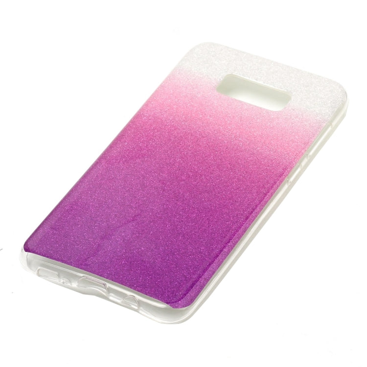 For Galaxy S8 + / G955 Glitter Powder Protective Back Cover Soft Case