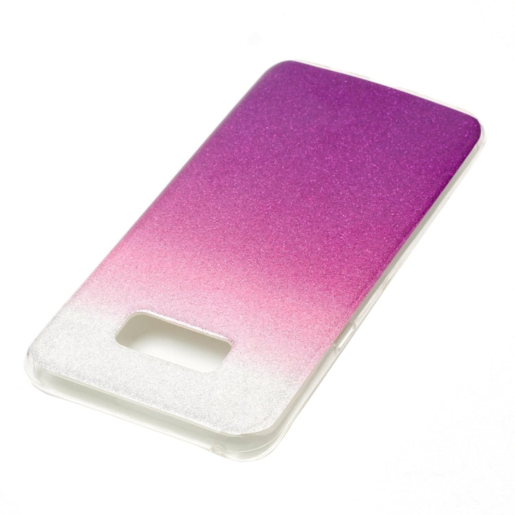 For Galaxy S8 + / G955 Glitter Powder Protective Back Cover Soft Case