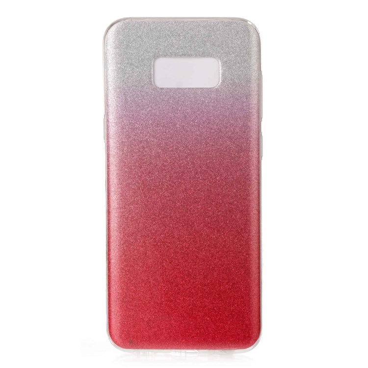For Galaxy S8 + / G955 Glitter Powder Protective Back Cover Soft Case