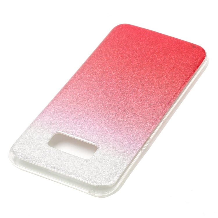 For Galaxy S8 + / G955 Glitter Powder Protective Back Cover Soft Case