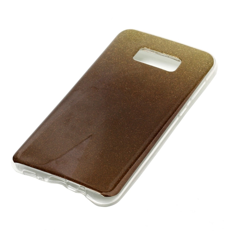 For Galaxy S8 + / G955 Glitter Powder Protective Back Cover Soft Case