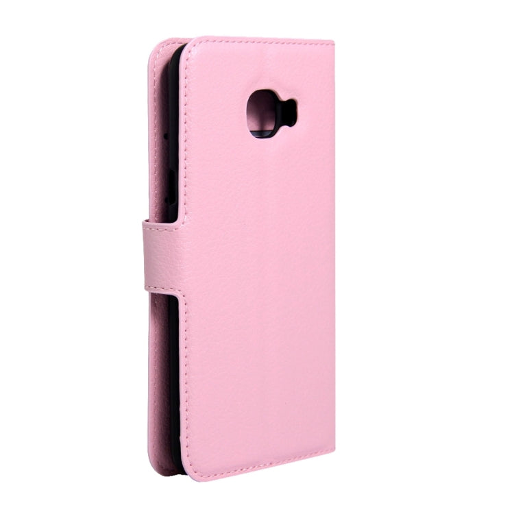 For Galaxy C5 / C500 Litchi Texture Horizontal Flip Leather Case with Magnetic Buckle & Holder & Card Slots & Wallet