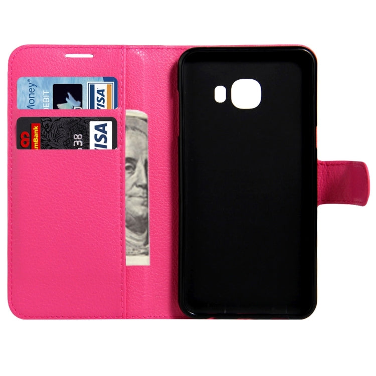 For Galaxy C5 / C500 Litchi Texture Horizontal Flip Leather Case with Magnetic Buckle & Holder & Card Slots & Wallet