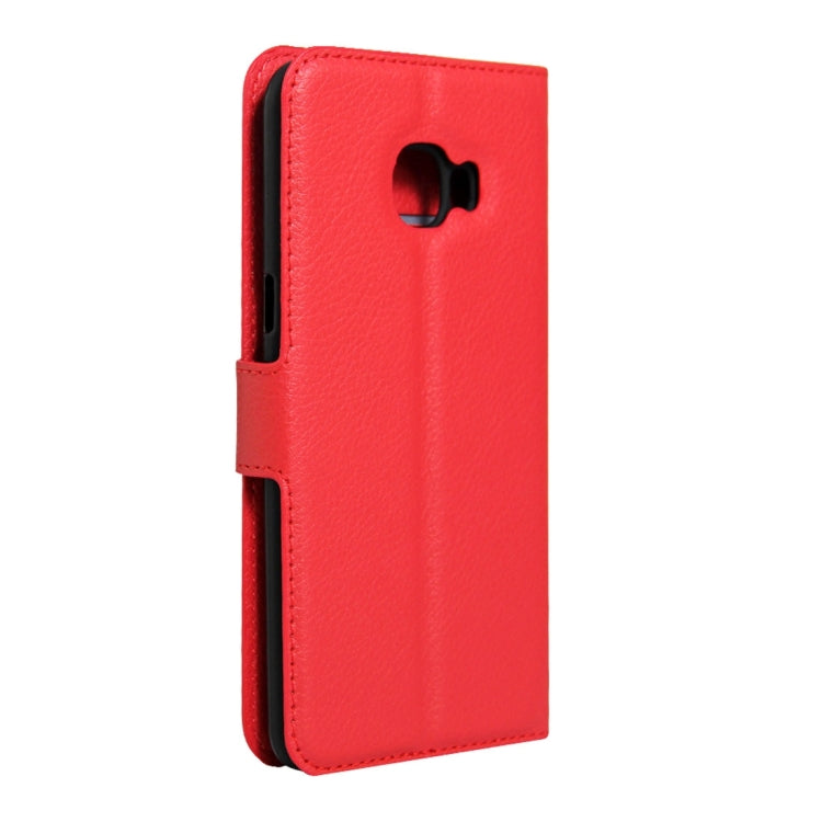 For Galaxy C5 / C500 Litchi Texture Horizontal Flip Leather Case with Magnetic Buckle & Holder & Card Slots & Wallet