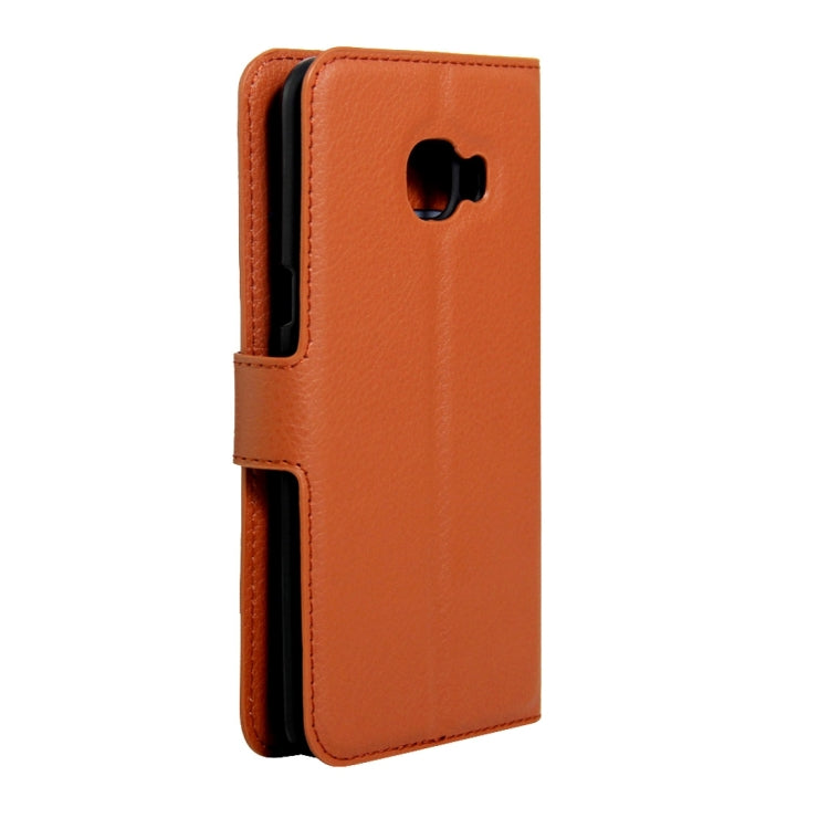 For Galaxy C5 / C500 Litchi Texture Horizontal Flip Leather Case with Magnetic Buckle & Holder & Card Slots & Wallet
