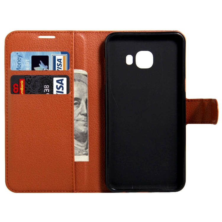 For Galaxy C5 / C500 Litchi Texture Horizontal Flip Leather Case with Magnetic Buckle & Holder & Card Slots & Wallet