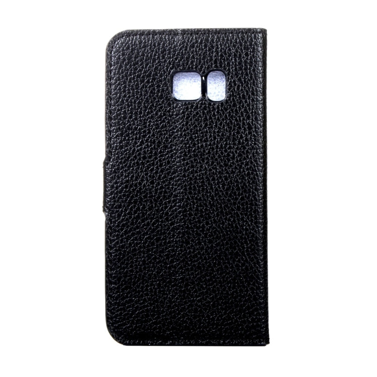 For Galaxy C7 / C700 Litchi Texture Horizontal Flip Leather Case with Magnetic Buckle & Holder & Card Slots & Wallet