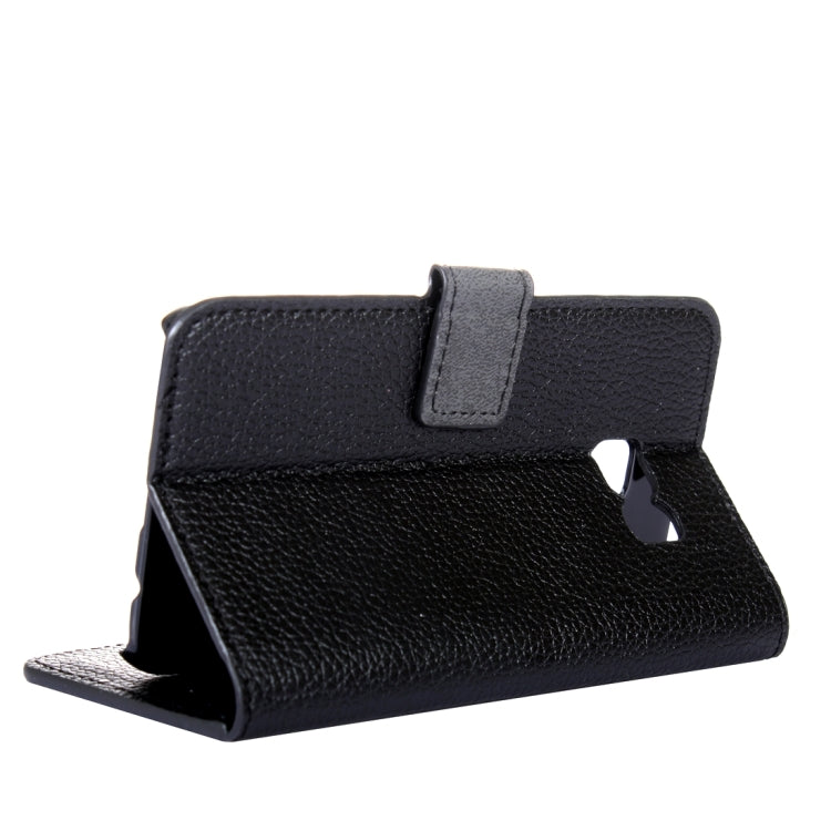 For Galaxy C7 / C700 Litchi Texture Horizontal Flip Leather Case with Magnetic Buckle & Holder & Card Slots & Wallet