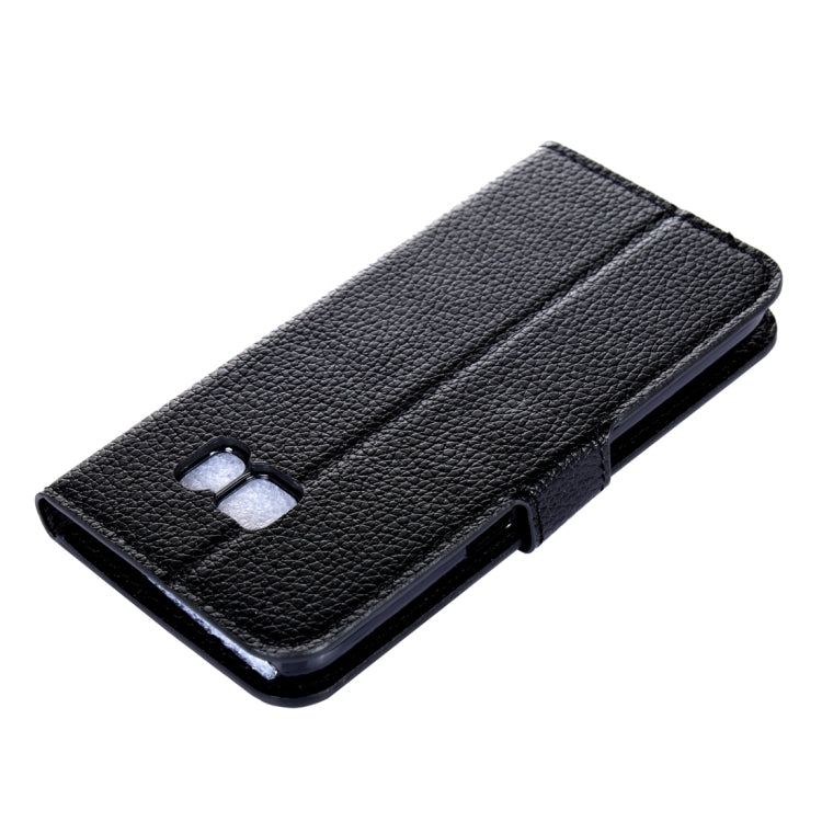 For Galaxy C7 / C700 Litchi Texture Horizontal Flip Leather Case with Magnetic Buckle & Holder & Card Slots & Wallet