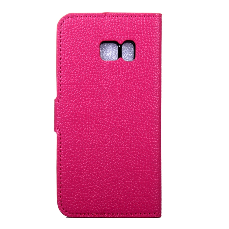 For Galaxy C7 / C700 Litchi Texture Horizontal Flip Leather Case with Magnetic Buckle & Holder & Card Slots & Wallet