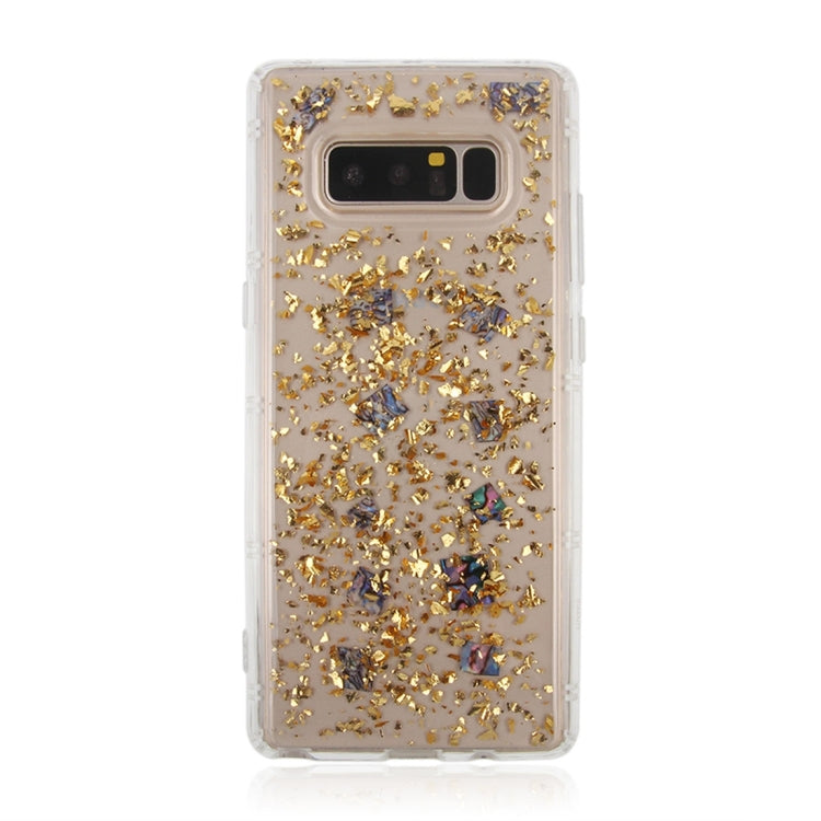 For Galaxy Note 8 Anti-Gravity Nano-suction Technology Sticky Selfie Glitter Sequins Pattern TPU Protective Case