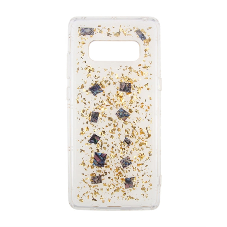 For Galaxy Note 8 Anti-Gravity Nano-suction Technology Sticky Selfie Glitter Sequins Pattern TPU Protective Case
