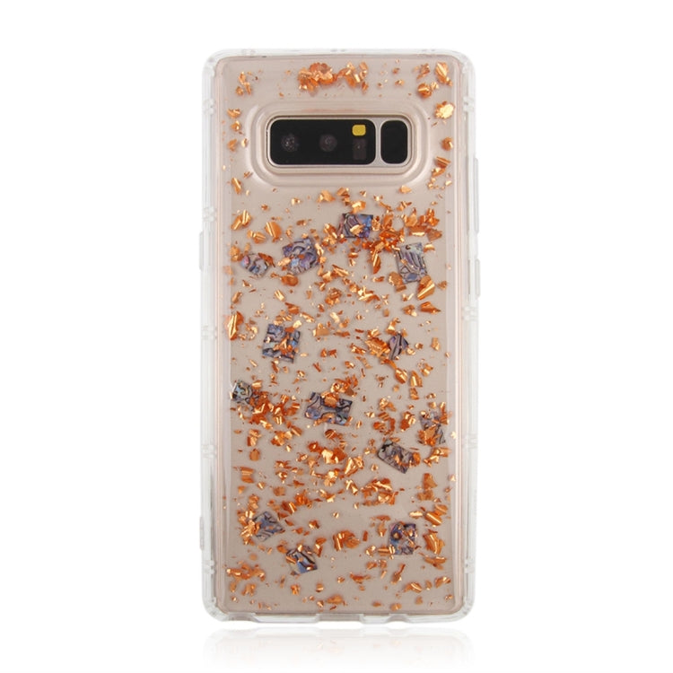 For Galaxy Note 8 Anti-Gravity Nano-suction Technology Sticky Selfie Glitter Sequins Pattern TPU Protective Case