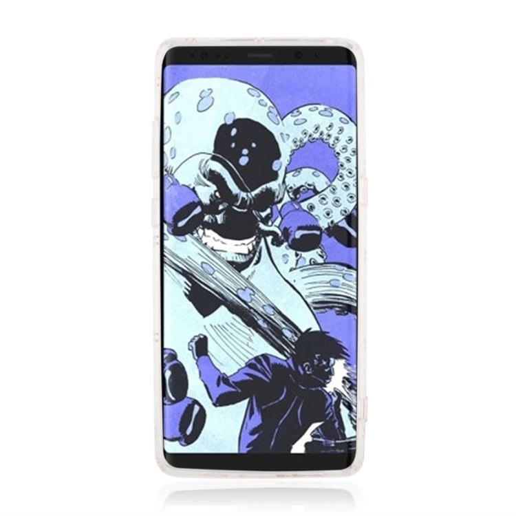For Galaxy Note 8 Anti-Gravity Nano-suction Technology Sticky Selfie Glitter Sequins Pattern TPU Protective Case