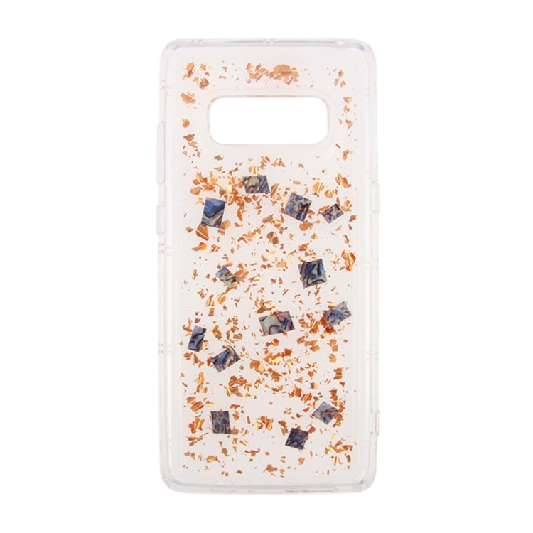 For Galaxy Note 8 Anti-Gravity Nano-suction Technology Sticky Selfie Glitter Sequins Pattern TPU Protective Case