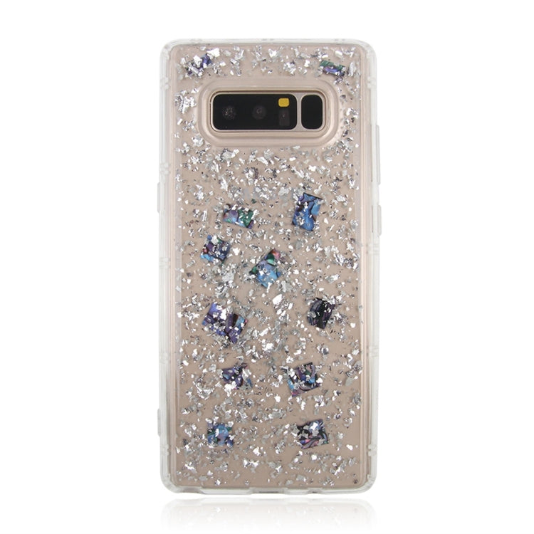 For Galaxy Note 8 Anti-Gravity Nano-suction Technology Sticky Selfie Glitter Sequins Pattern TPU Protective Case