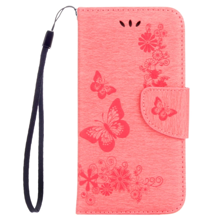 For Galaxy A3 (2017) / A320 Butterflies Embossing Horizontal Flip Leather Case with Holder & Card Slots & Wallet & Lanyard