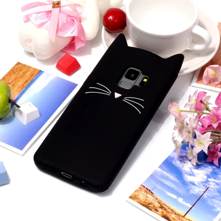 Cat Whiskers Pattern Silicone Protective Case for Samsung Galaxy S9
