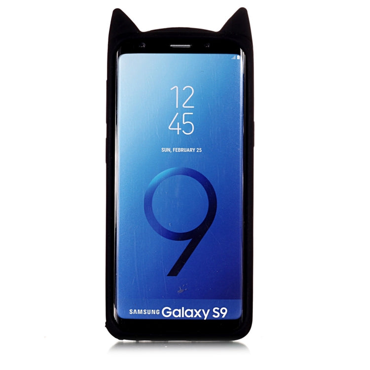 Cat Whiskers Pattern Silicone Protective Case for Samsung Galaxy S9