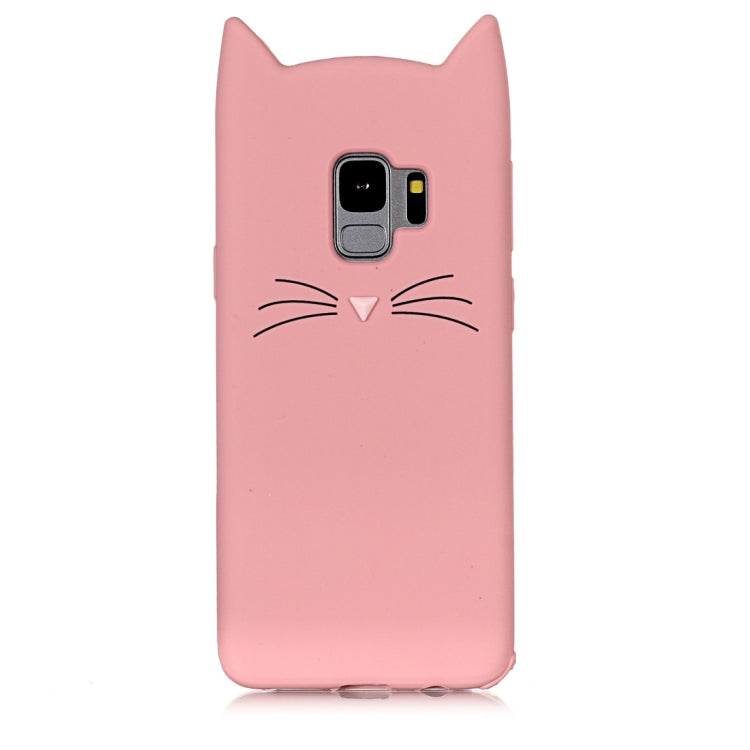 Cat Whiskers Pattern Silicone Protective Case for Samsung Galaxy S9