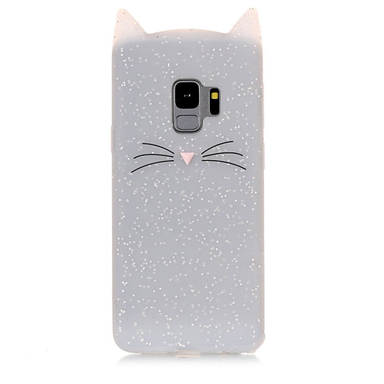 Cat Whiskers Pattern Silicone Protective Case for Samsung Galaxy S9