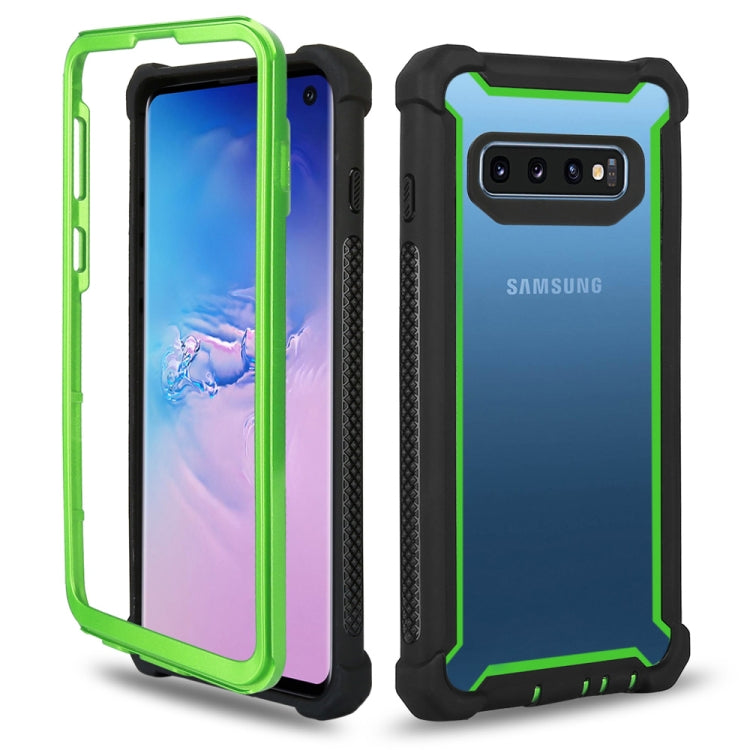 Four-corner Shockproof All-inclusive Transparent Space Case for Galaxy S10+