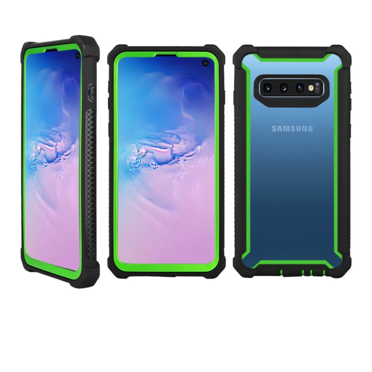 Four-corner Shockproof All-inclusive Transparent Space Case for Galaxy S10+