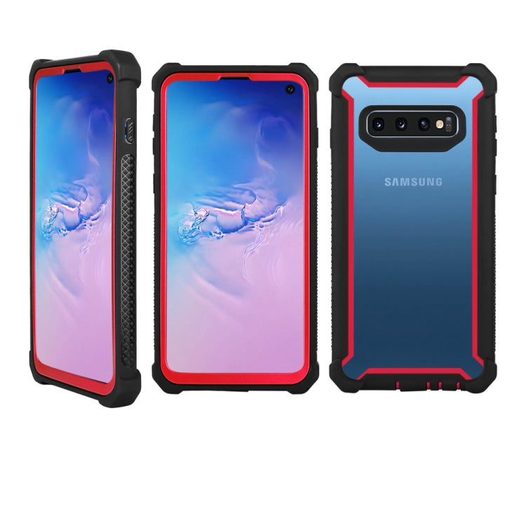 Four-corner Shockproof All-inclusive Transparent Space Case for Galaxy S10+