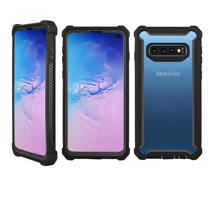 Four-corner Shockproof All-inclusive Transparent Space Case for Galaxy S10+