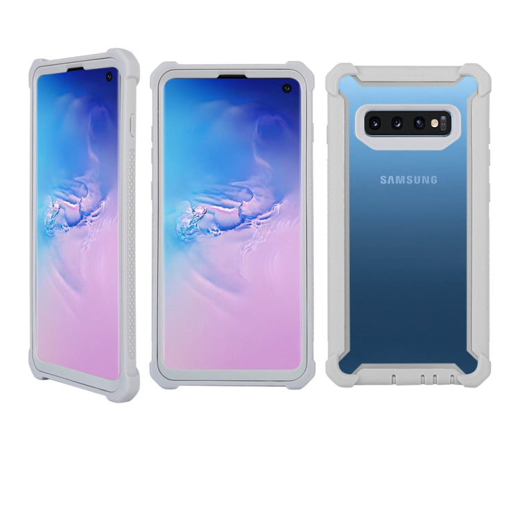 Four-corner Shockproof All-inclusive Transparent Space Case for Galaxy S10+