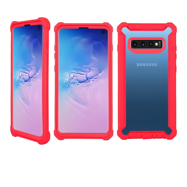 Four-corner Shockproof All-inclusive Transparent Space Case for Galaxy S10+