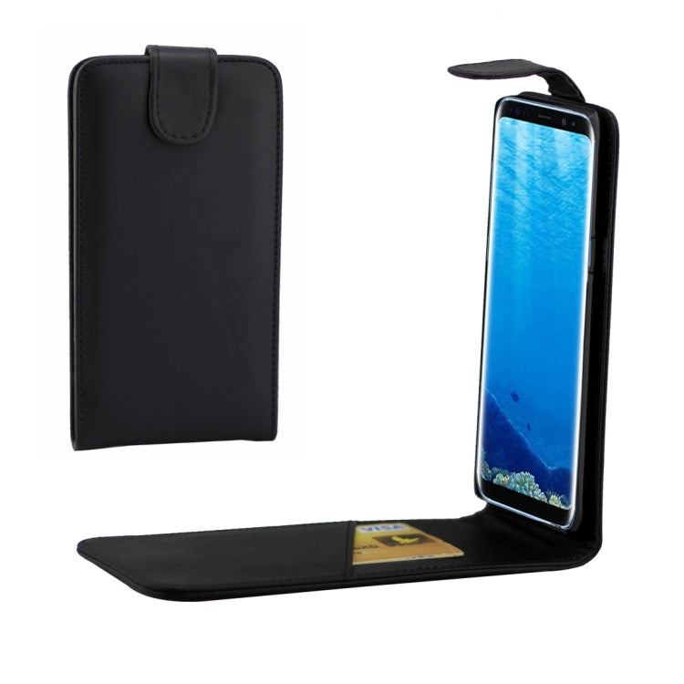 For Galaxy S8 + / G9550 Vertical Flip Leather Case with Card Slot
