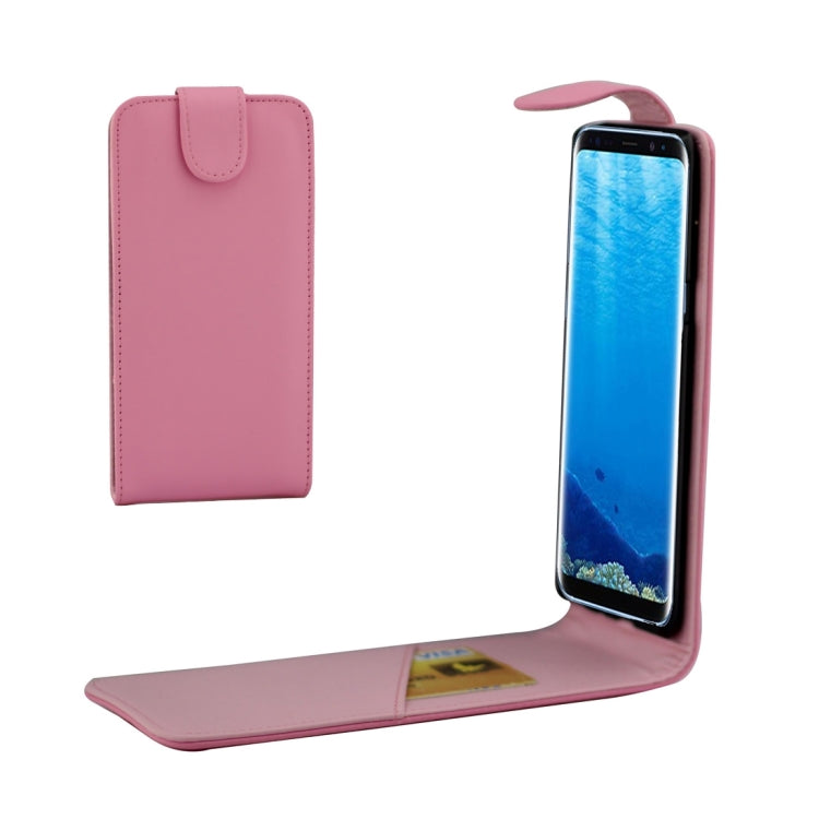 For Galaxy S8 + / G9550 Vertical Flip Leather Case with Card Slot