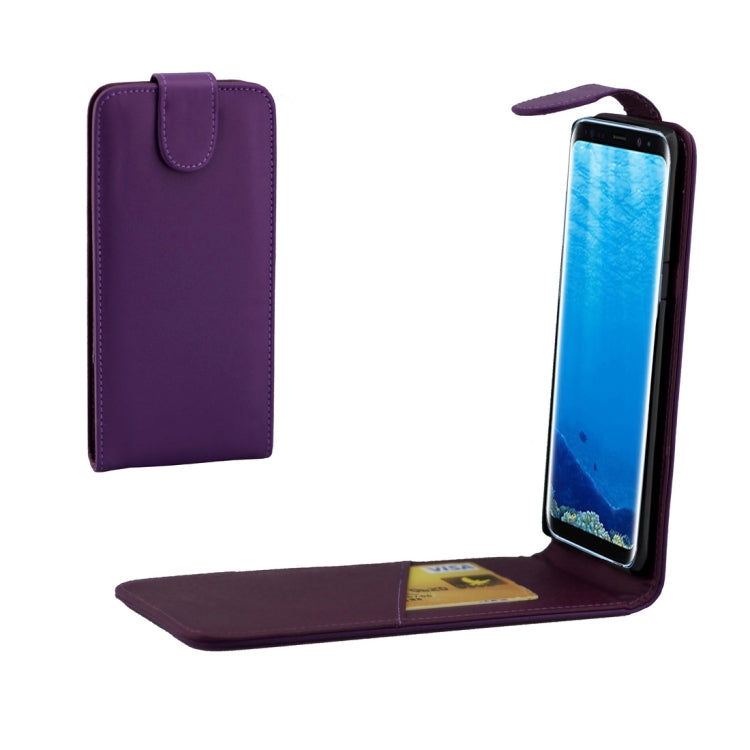 For Galaxy S8 + / G9550 Vertical Flip Leather Case with Card Slot