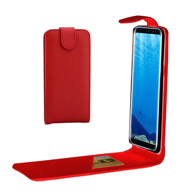 For Galaxy S8 + / G9550 Vertical Flip Leather Case with Card Slot