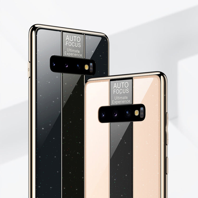 Electroplated Mirror Glass Case for Galaxy S10+