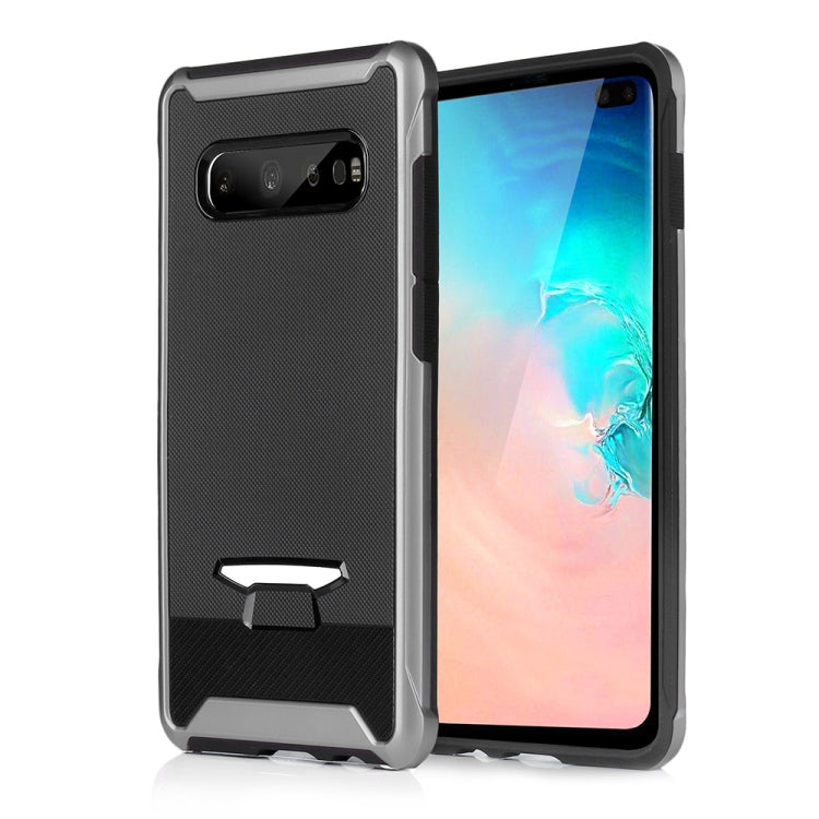 TPU + PC Granule Texture Protective Back Cover Case for Galaxy S10